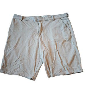 Swet Tailor Shorts Size 38 Beige Pockets Zip-Front Cotton Stretch